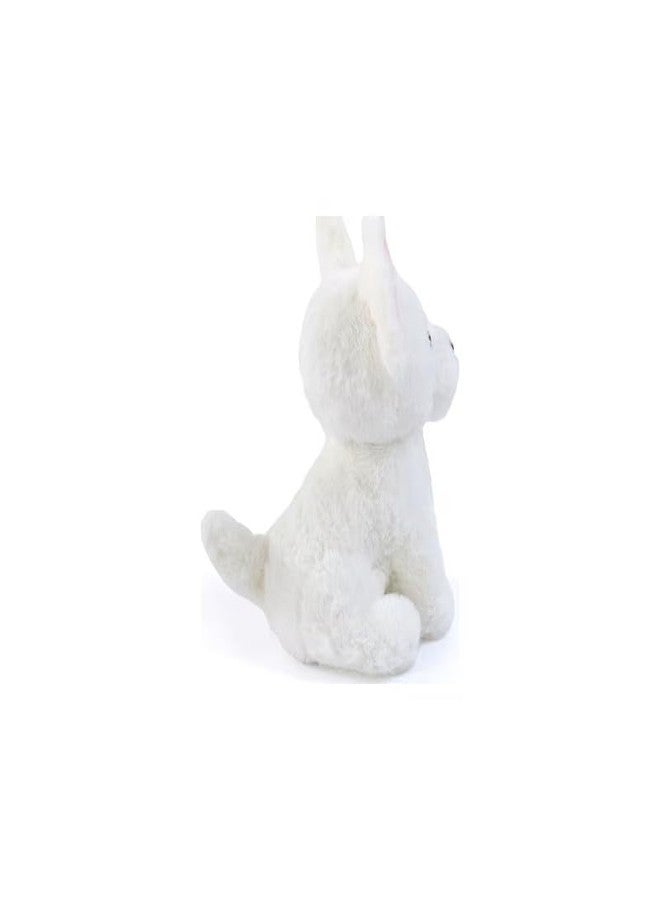 STRIDERS لعبة كلب أبيض ناعم من ستريدرز فوري بالز - حيوان محشو لطيف، هدية رائعة للأطفال والرضع والكبار | مثالية للعب والنوم والسفر والتجميع | 10 بوصات - Image 2